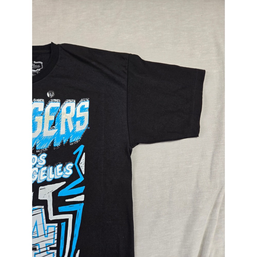 Mitchell & Ness Los Angeles Dodgers Cooperstown Collection Black T-Shirt Mens L - Picture 5 of 10